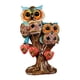 thumbnail image 4 of Figura de búho, adorno de resina, colección de animales, artesanía, esculturas de búho para la entrada Naranja, 4 of 9