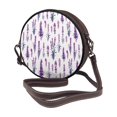 thumbnail image 2 of Lsque Lavender Flowers Pattern Shoulder Bag – Microfiber Leather Crossbody with Detachable Strap & Handle Ring, Waterproof & Durable, Elegant Everyday Carry, 2 of 5