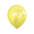 thumbnail image 4 of Bewildely 100 Uds 10 pulgadas 1,5g Globos de látex perlado fiesta de feliz cumpleaños boda adornos navideños Globo niños bolas de aire Globos Kits de decoración para fiestas amarillo Bewildely HA002049-22, 4 of 6