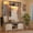 White+Mirror, variant on ChVans 75" Hall Tree with Mirror, LED Farmhouse Hall Tree with Bench and Shoe Storage, Hallway Tree w/ Sliding Barn Door, Umbrella Holder, Coat Rack for Entrance Entryway Mudroom, Brown