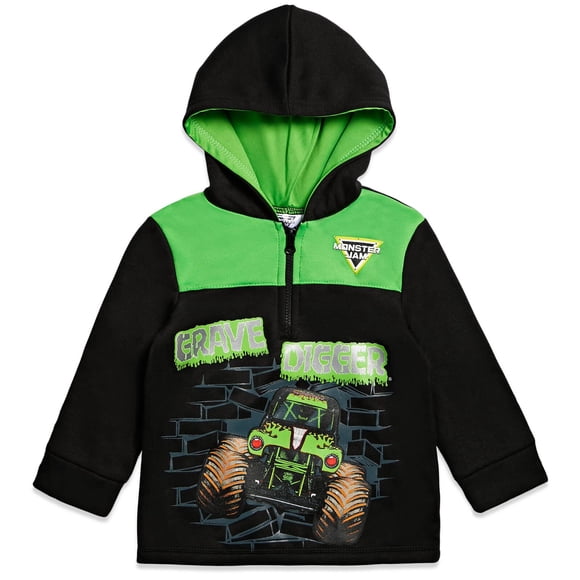 Sudadera con capucha Monster Jam Grave Digger Toddler Boys 3T Official