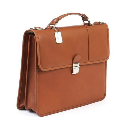 ClaireChase Tuscan Briefcase - Saddle
