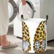 thumbnail image 5 of Balery Leopard Gnomes Cesta de ropa redonda con asas, impermeable, independiente, para ropa, juguetes, dormitorio y familia-Medium, 5 of 6