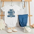 thumbnail image 3 of Daddy Life Matters Police Badge Romper Boys or Girls Infant Baby Brisco Brands 12M, 3 of 6