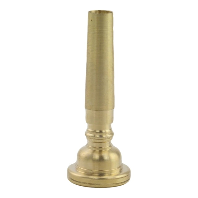 Boquilla de trompeta para instrumentos de metal, portátil, profesional, ligera, de metal, para practicar, para mujeres, hombres y adultos.