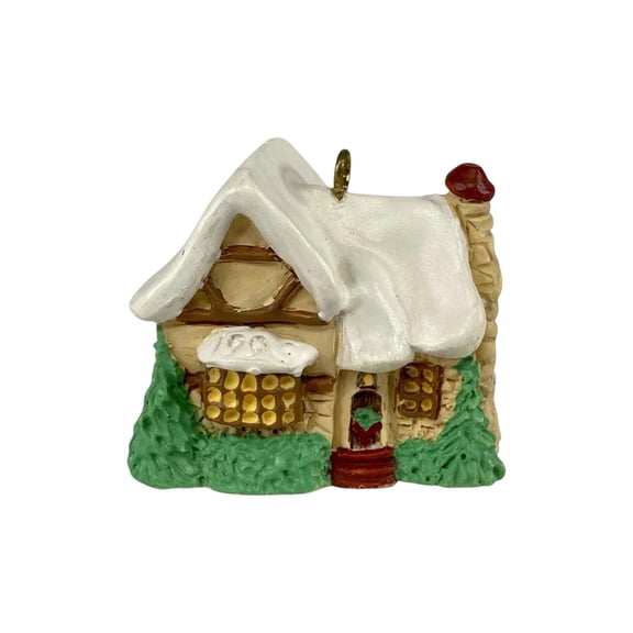 1995 Tudor House (Old English Village) Hallmark Keepsake Christmas Tree Ornaments QXM4819