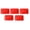 Red, variant on Black Plastic Power Tool Holder Mount 5 pack