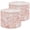 Color 1, variant on Linen Drum Lamp Shades Abstract Zebra Stripes Soft Pink Beige Tones 13" x 13" x 10" Lampshade for Table Lamps Floor Lamps Lamp Shade Replacement Easy Assembly Required