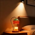 thumbnail image 4 of Candle Warmer Lamp, Cute Candle Lamp with Timer & Dimmable, Birthday Christmas Gifts for Women Mom, House Warming Gift New Home, Lotus Wax Melt Warmer for Yankee Village Candles, 4 of 5