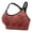 Watermelon Red, variant on Women Yoga Bras Fitness Stretch Workout Tank Top Seamless Vest Sports Bra with Adjustable Shoulder Straps