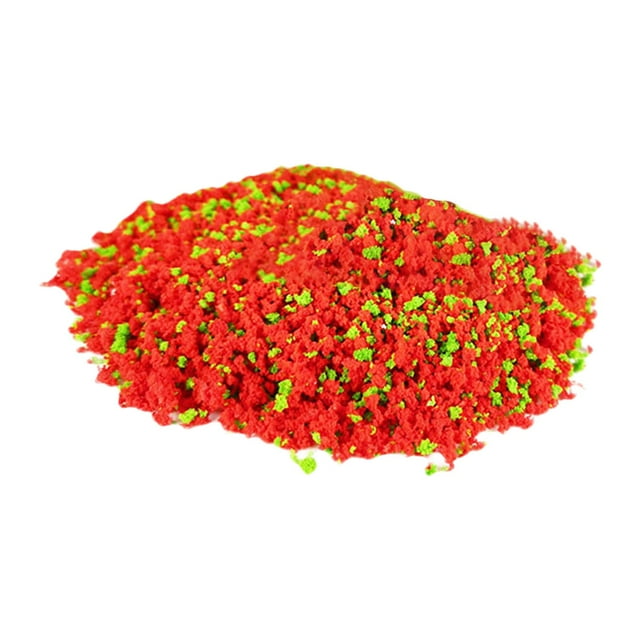 TISHITA Miniature Leaf Diorama Layout for Model Railroad Building Materials Decor red green