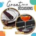 thumbnail image 5 of Exquisite Brown Beverage Napkins, 50 Count Disposable Paper Cocktail Napkins, 5" x 5" Folded, 5 of 7