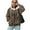 Leopard Print, variant on Yuyamidu Womens Zip Up Hoodies Polka Dot Hoodie Womens Heavyweight Jackets Oversized Sweatshirt for Women Plus Size Sweatshirt Crew Neck Long Sleeve Sweatshirts with Pocket XS