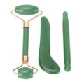 thumbnail image 2 of Herramientas Faciales Gua Sha, Reducción De Arrugas, Rodillo Facial De Piedra De Jade De 3 Piezas Para Uso Doméstico, 2 of 7