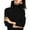 Black, variant on Women's Sweaters, Women's Fall/Winter Turtleneck Sweater - Slim Pile Neck Pullover Fall Sweaters for Women Black S