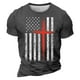thumbnail image 1 of Camisetas de Manga Larga para Hombres Imprimir Casual Cuello Redondo Camiseta de Manga Corta, Camisetas de Manga Larga para Hombres Algodón, 1 of 4