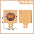 thumbnail image 3 of iZHH With Wood Handle—Available In Round And Styles; Portable For Home Use Festivals And Parties; Opens Bottled Beverages, B, 3 of 5