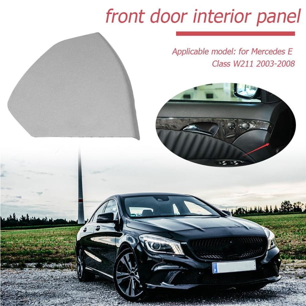 Carcasa embellecedora para puerta delantera izquierda de coche para Benz Clase E W211 03-08 (gris)