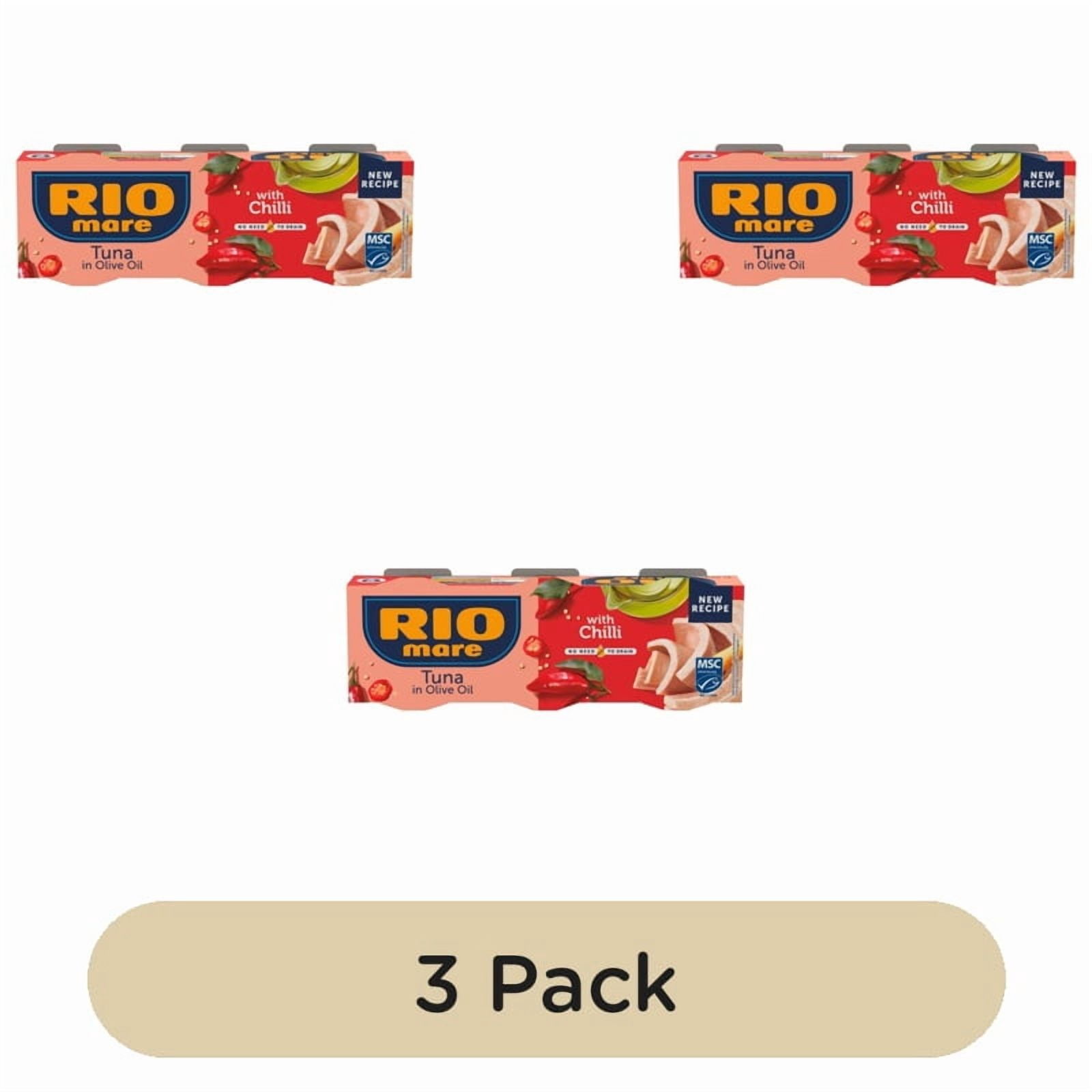 Rio Mare MSC Tuna with Chilli 3 x 65g, British Import (Pack of 3)