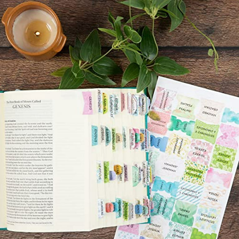 Mr. Pen- Bible Tabs, 72 Tabs (66 Books, 6 Blanks), High Gloss Paper, Bible  Journaling Supplies, Bible Tabs Old and New Testament, Bible Tabs for  Women, Bible Tabs for Journaling Bible, Bible