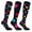 Hot Pink, variant on Outfmvch Striped Socks Pilates Socks Wide Calf Compression Socks Women Compression Socks for Women Crew Socks for Women Womens Quarter Socks Sports Socks for Women Black L