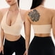 thumbnail image 5 of Sujetador sin costuras con copa triangular sexy en V profundo, cuello ajustable, espalda de belleza, ropa interior cómoda e informal, 5 of 6