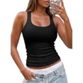 thumbnail image 2 of RELLECIGA Womens Tank Tops Sleeveless Round Neck Ribbed Stretch Women Shirts, 2 of 12