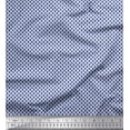 thumbnail image 1 of Soimoi Japan Crepe Satin Fabric Geometric Small Printed Craft Fabric by The Yard 42 Inch Wide, 1 of 3