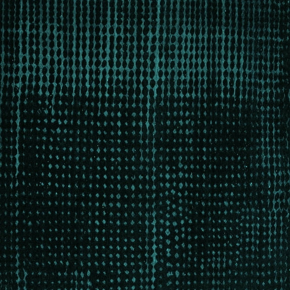 Ahgly Company Indoor Square Abstract Turquoise Blue Modern Area Rugs, 8' Square
