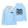 thumbnail image 4 of Holzkary Baseball Hoodies for Womens 2025 Collar Off The Shoulder Sweatshirt Baseball Mom Sweatshirt Funny Game Day Baseball Pullover Tops Fall Outfits Trendy Fashion Pullover Tops Light Blue M, 4 of 9