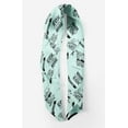 thumbnail image 2 of Bimba Green Dream Chaser Text Printed Pure Silk Scarf For Hair Neck Head Bandanas For Women 40 x 80 Inches, 2 of 6