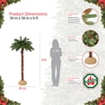 thumbnail image 4 of Puleo International 6 Feet Pre-Lit Artificial Palm Tree with 150 UL-Listed Lights, 4 of 5