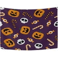 thumbnail image 3 of Coolnut Halloween Pumpkin Tapestry 40x60 Inche Wall Hanging Tapestry Wall Art Hanging Tapestries Bedroom Living Dorm Room Wall Decor Fabric Home Decor Gifts, 3 of 7