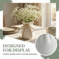 thumbnail image 5 of Unique Bargains Modern Plastic Unbreakable Decorative Flower Vase White 3.7" x 3.7" x 5.3", 5 of 7