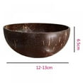 thumbnail image 3 of Greyghost Buddha Smoothie Coconut Shell Bowl, Lightweight Water Soup Container, Fruit Milkshake Organic Salad Bowl, Coconut Wooden Spoon Fork Kitchen Tableware Sets, 3 of 11