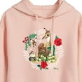 thumbnail image 3 of Disney Bambi - Christmas - Family In The Forest - Juniors Cropped Pullover Hoodie, 3 of 5