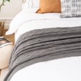 thumbnail image 5 of Throw Blankets for Couch, Off Lightweight Decorative Blankets and Throws, Boho Warm Knit Blanket for Men and Women 127*180cm, 5 of 5