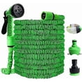 thumbnail image 1 of 100 Ft/30m Garden Hose Expandable, Retractable, Flexible Hose with 7 Spray Gun Function for Gardening, 1 of 2