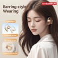 thumbnail image 5 of Auriculares inalámbricos TWS M62 con Bluetooth 5.3, ganchos para la oreja, sonido de alta fidelidad, auriculares para juegos, auriculares deportivos, resistentes al agua, micrófono incorporado, 5 of 5
