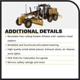 thumbnail image 5 of 1:50 Caterpillar 150 Motor Grader - Diecast Masters - High Line Series - 85667, 5 of 8