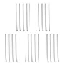 50Pcs 17.7 inch Stainless Steel Locking Cable Ties for Exhaust Pipe Header Wrap Tape Silver