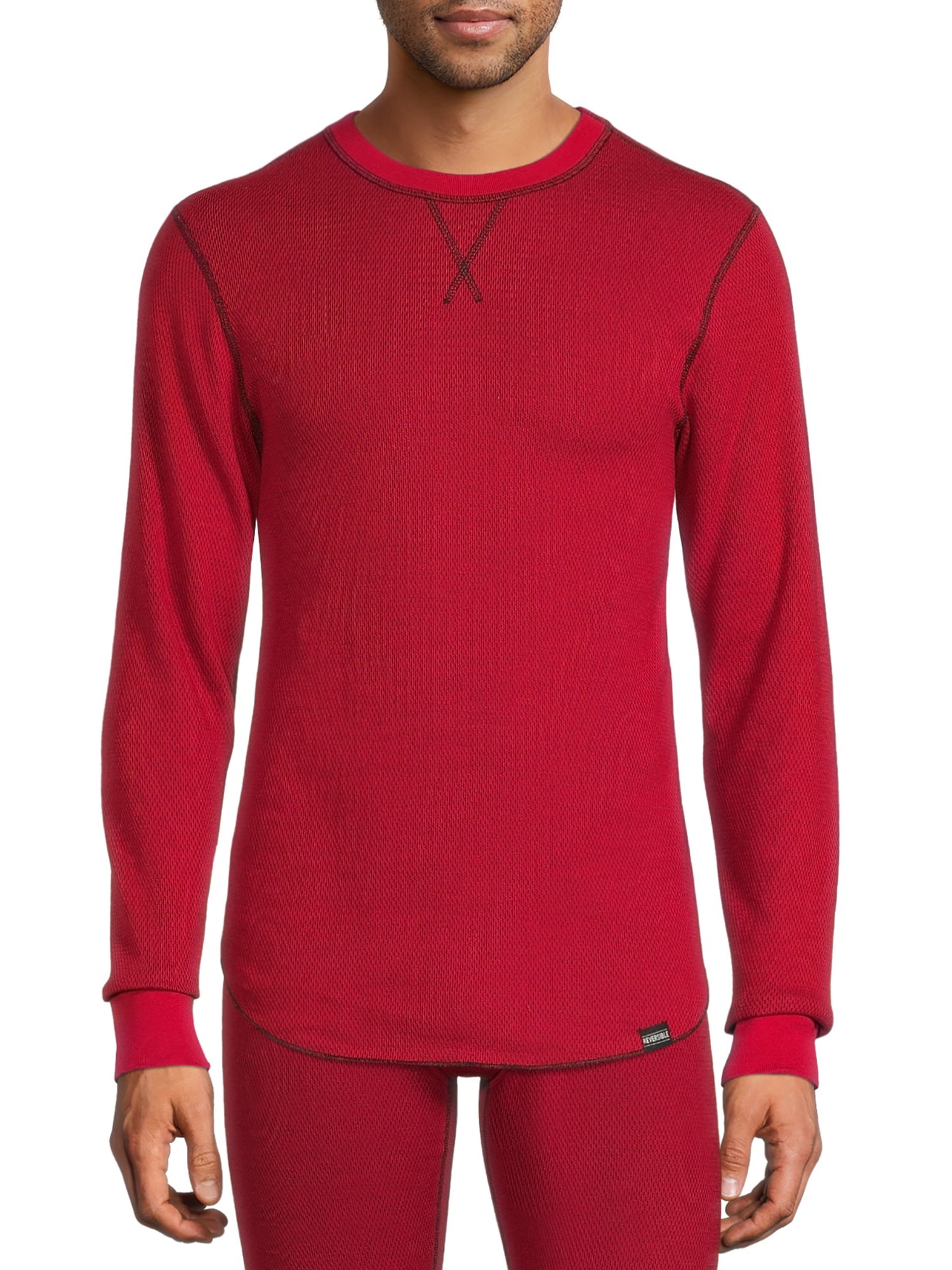 Hanes Men's Raschel Knit Thermal Reversible Top