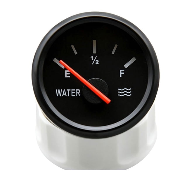 52mm Water Level Gauge With Red Backlight 0-190ohm Water Level Meter For Car Boat ,Suits Most Tanks