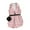 Pink, variant on Odeerbi Toddler Winter Coat Kids Girls Outerwear Jackets Baby Fall Long Sleeve Turndown Collar Set Trousers With Belt Bag Baby 2025 Fashion Suit Hot Pink