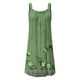 thumbnail image 3 of WILLBEST Vestido Largo Informal De Verano Para Mujer, Estilo Vintage Con Estampado De Flores, Plisado, Sin Mangas, Con Tirantes Para Playa Y Vacaciones, 3 of 3