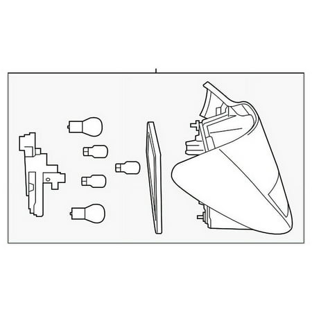 Genuine OE Mercedes-Benz Tail Lamp Assembly - 117-906-41-00