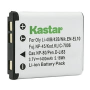 Kastar Li-42B Battery 1-Pack Replacement for Olympus Stylus 5030, Stylus 7000, Stylus 7010, Stylus 7030, Stylus 7040, X-800 X-835 X-845 X-855 X-875 X-905 X-915 X-920 X-935 X-960 X-970 Camera