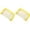 Yellow*2, variant on Clear Pencil Pouch,Makeup Bag,8.50"x4.8",Durable Water-Resistant Pencil Bags with Zipper,Portable Travel Toiletry Bags,Multi-use Transparent Pouch for Stationery,Office & Travel Supplies(Yellow)