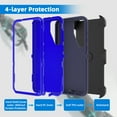thumbnail image 5 of Elegant Choise Phone Case for Samsung Galaxy S24 Ultra/S24 Plus/S24 Shockproof Cover, Blue, 5 of 8