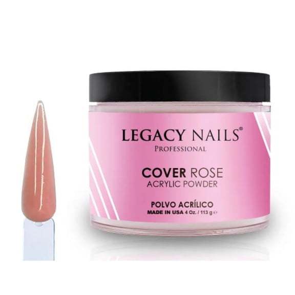 Legacy Nails Acrylic Powder - Cover Rose - 4oz